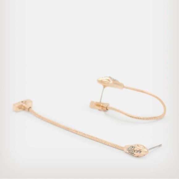 All Saints Earrings Pavé Snake Earrings - Picture 12 of 15